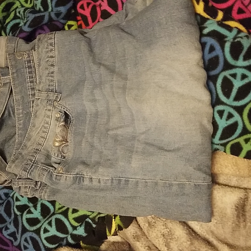 Faded Glory Capri Jean's 24W light blue